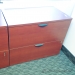Cherry Wood 2 Drawer Lateral File Cabinet, Locking, SND